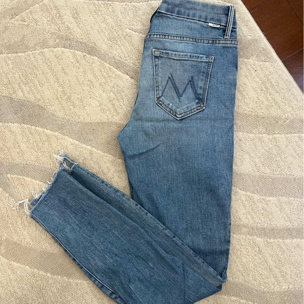 Medium wash Mother jeans